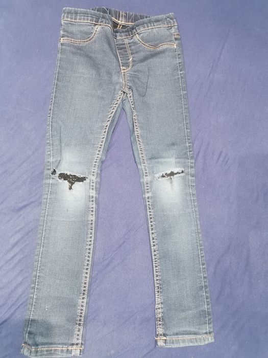 Spodnie 6 par jeansowe name it Reserved H&M 128