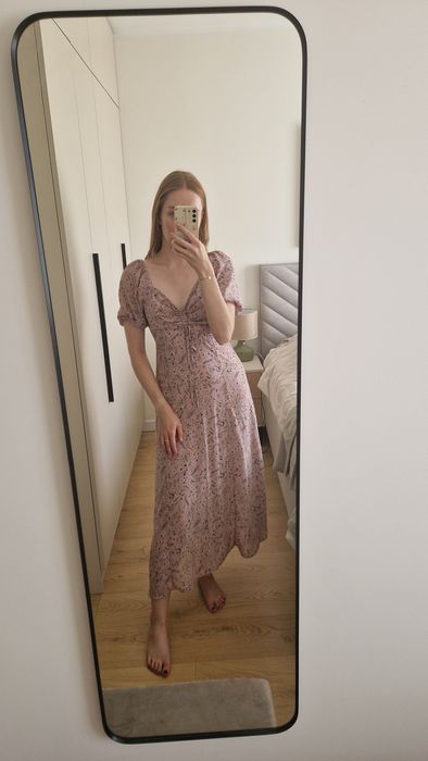 Sukienka maxi w kwiaty