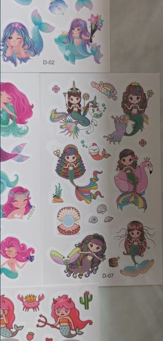 Тату для дівчинки РУСАЛКА