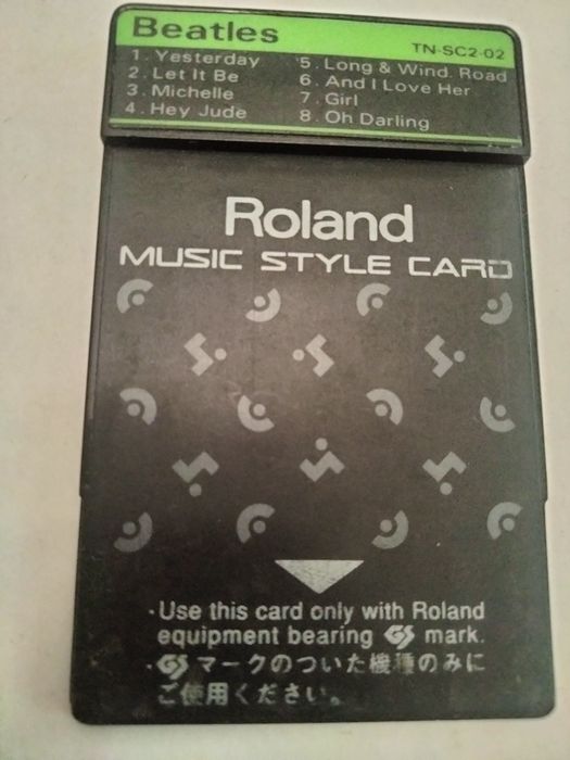 ROLAND-муз. карта/картридж для синтезатора, редкая, отл. состояние!