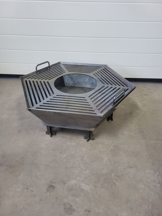 Palenisko Ogrodowe 76cm + Ruszt | Blacha 3mm | Składane (System Click)