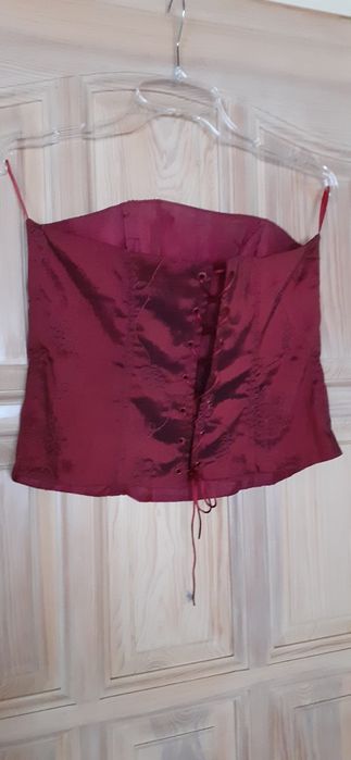 Gorset ze spódnicą satyna