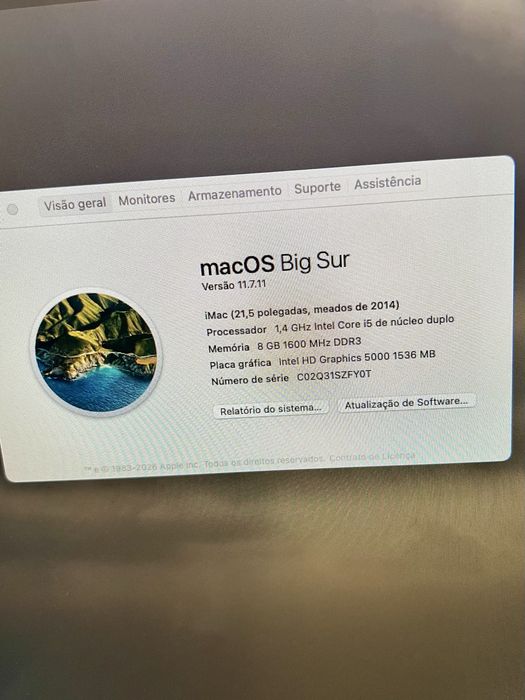 iMac 21,5 polegadas