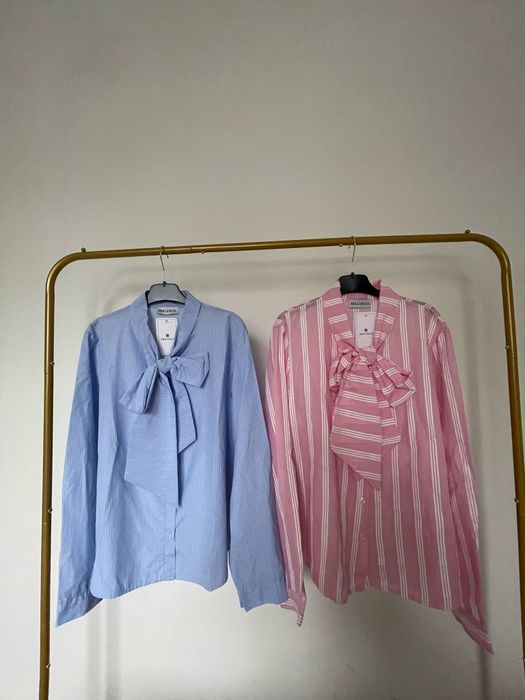 Koszula La Balancia różowa i błękitna