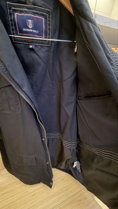 Parka azul marinho Giovanni Galli