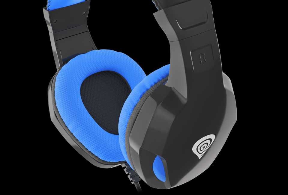 [NOWE!] Wygodne Słuchawki DO GIER | Genesis Argon 100 Niebieskie FV23