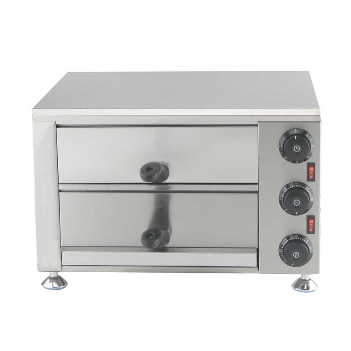 Piekarnik do pizzy PROFESJONALNY elektryczny 2-komorowy 1750W Cukus