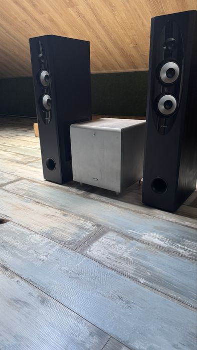 Акустика активная со встроеными сабами так же есть активный саб