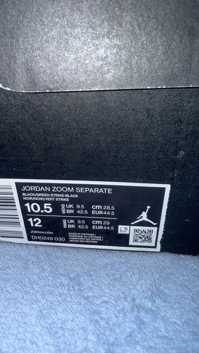 Air Jordan Zoom Separate Black Multi