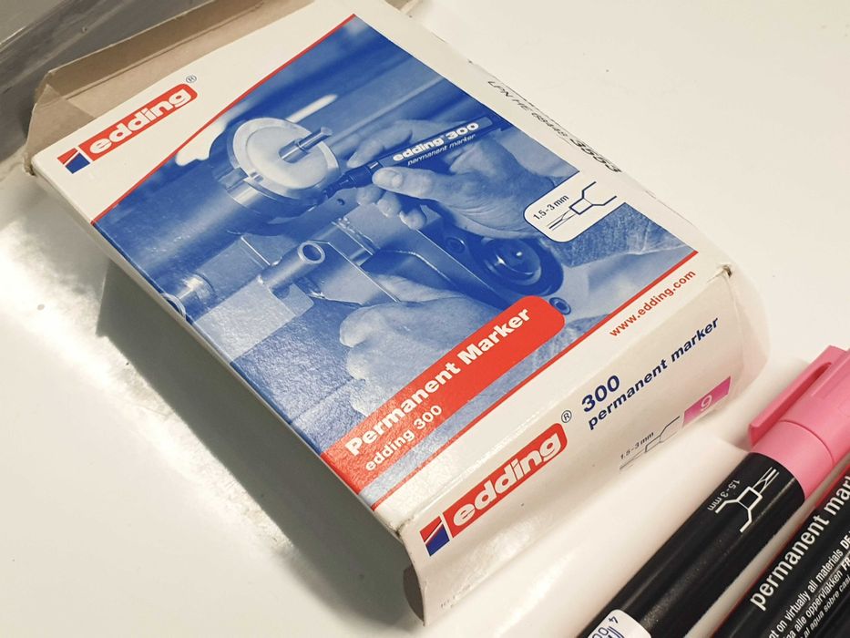 Markery permanentne Edding 300 zestaw 10 sz.