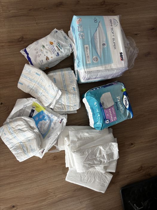 Oddam podklady i kilka pampersów