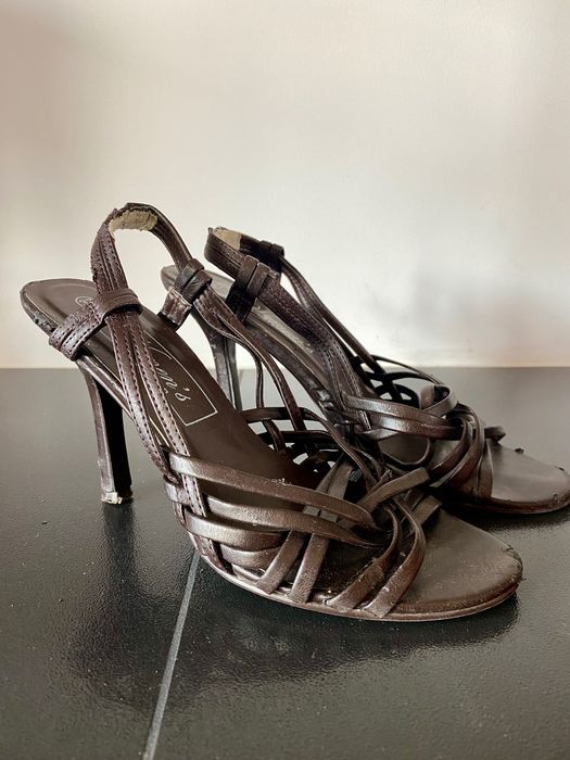 Brązowe sandały damskie rozm.37