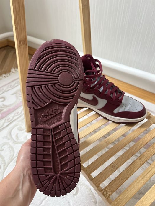 Хайтопи кросівки Nike Dunk High Dark Beetroot Red/Grey