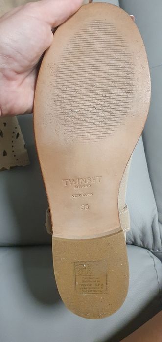 Kozaki Twinset Milano skora zamszowe nowe 38