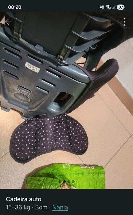 Cadeira auto 15 a 36 kg ou banco elevatório