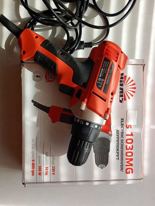 Дрель-шуруповерт Vitals Us 1030MG в отличном состоянии