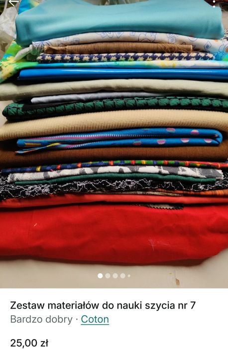 Zestawy materiałów do nauki szycia