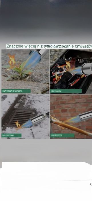 Sondiko wypalarka do chwastów , topi snieg , usuwa farbę itp