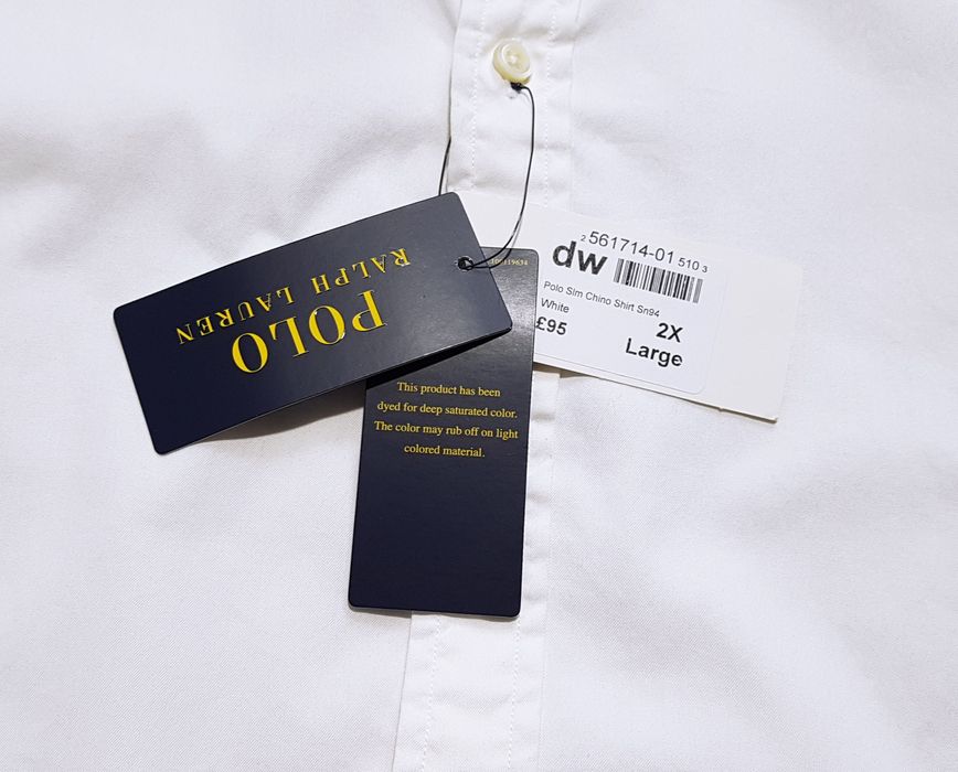 Ralph Lauren Polo сорочка slim fit оригінал XXL нова