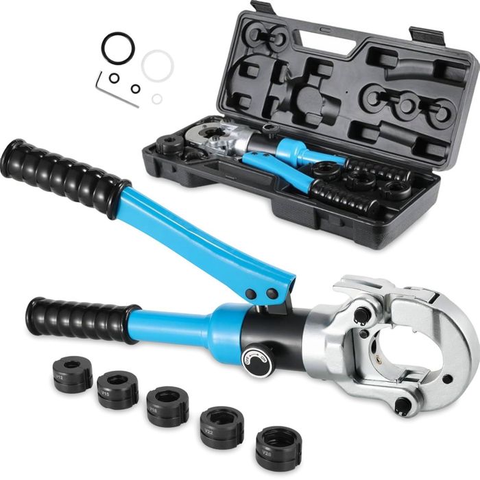Zaciskarka do rur PEX – 6 kamieni w zestawie