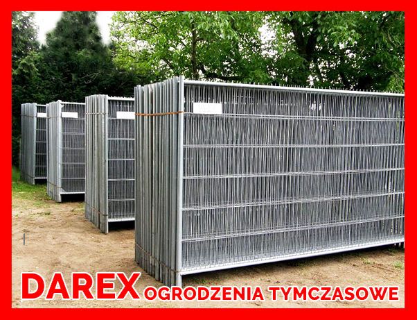 Ogrodzenie Tymczasowe Panele Ażurowe na budowę PANEL Ocynk 1-MB