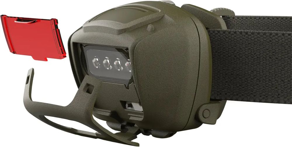 Ліхтар налобний Princeton Tec Quad Tactical 78 lm Olive Drab оригінал