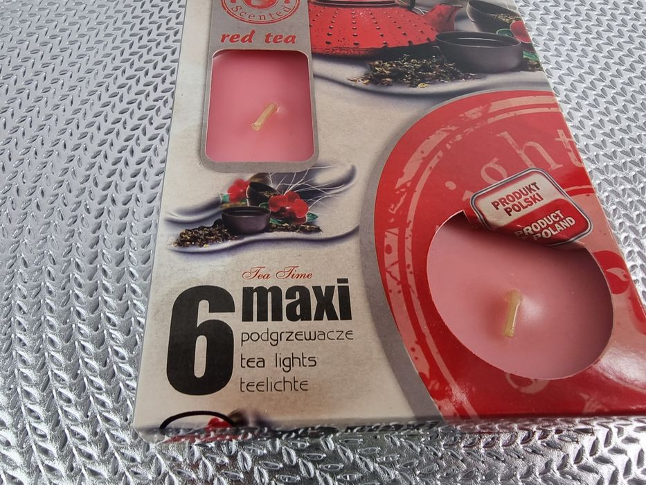 Podgrzewacze Zapachowe tealight czerwona herbata świece Zapachowe