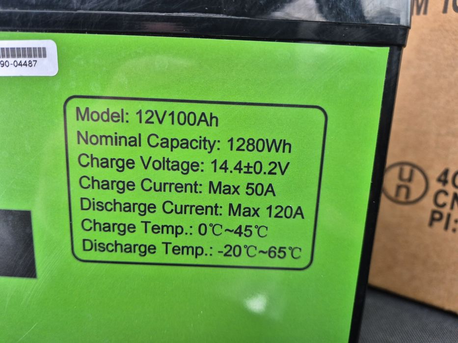 LIFEPO4 в наявності 12V 100AH