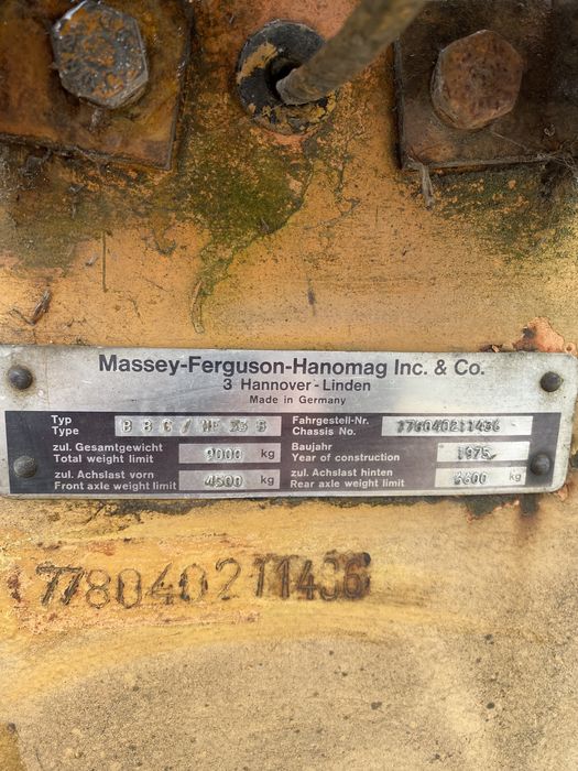 Колісний навантажувач погрузчик колесний Massey Hanomag-Ханомаг MF33B