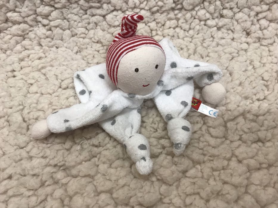 Przytulanka zabawka szmatka niemowlęca mała lalka