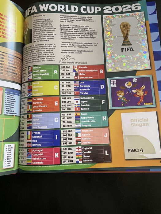 Caderneta mundial 2026 capa dura edicao especial