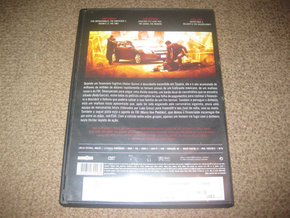 DVD "O Outro Lado da Fronteira" com Andy Garcia