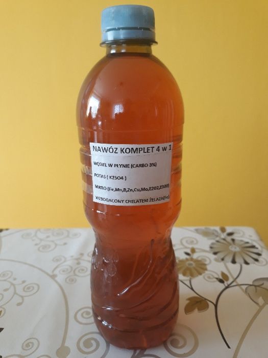 Makro,Azot,Fosfor,Potas,Carbo,Mikro,Żelazo,Nawóz kompletny 4w1