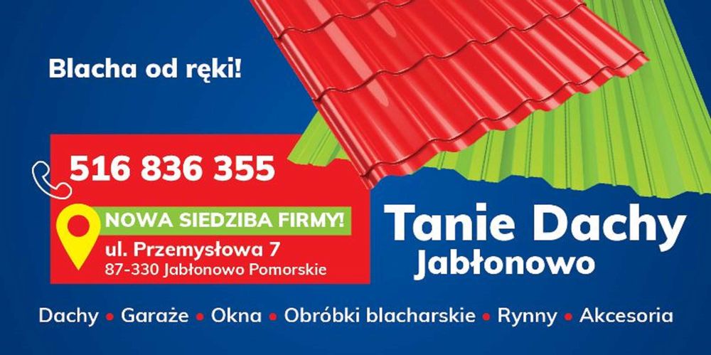 Gruba blacha od ręki , Trapez, trapezówka CENA JUŻ Z VAT