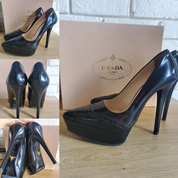 Szpilki Prada oryginał 37,5 /38