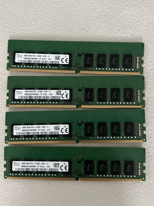 Pamięć ram sk hynix 16GB DDR4 ECC UDIMM 2133mhz
