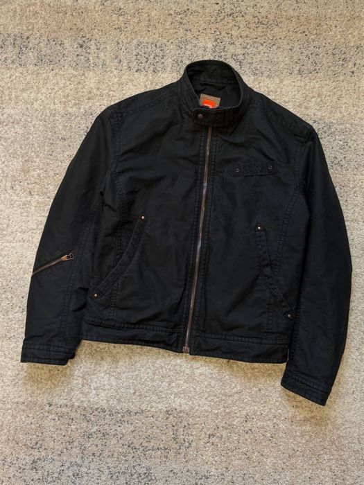 Бомбер Hugo Boss байкер куртка