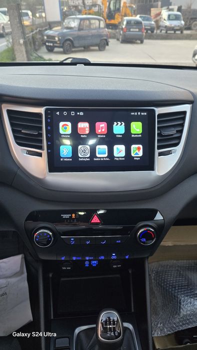 Rádio Hyundai Tucson IX35 Android 14 com GPS