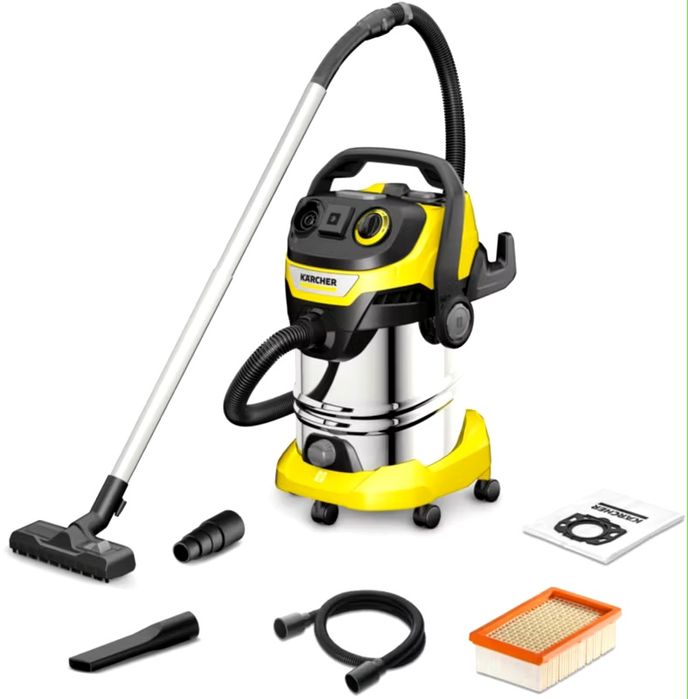 Універсальний пилосос з розеткою Karcher WD6 P  1300W 30л.