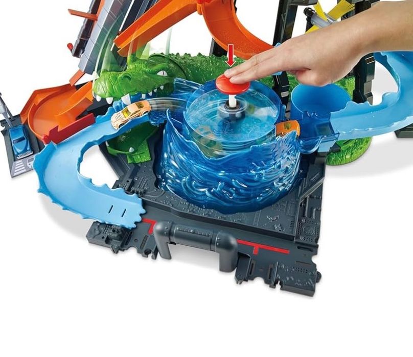 Hot Wheels Garagem lava carros