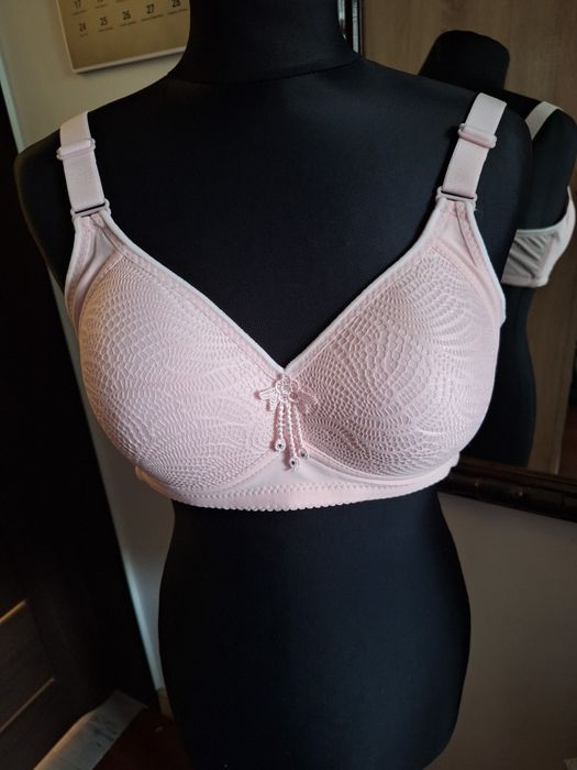 Biustonosz różowy push up XL 80D, 85C