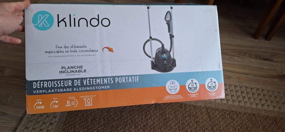 Parownica do ubran, firan, zaslon