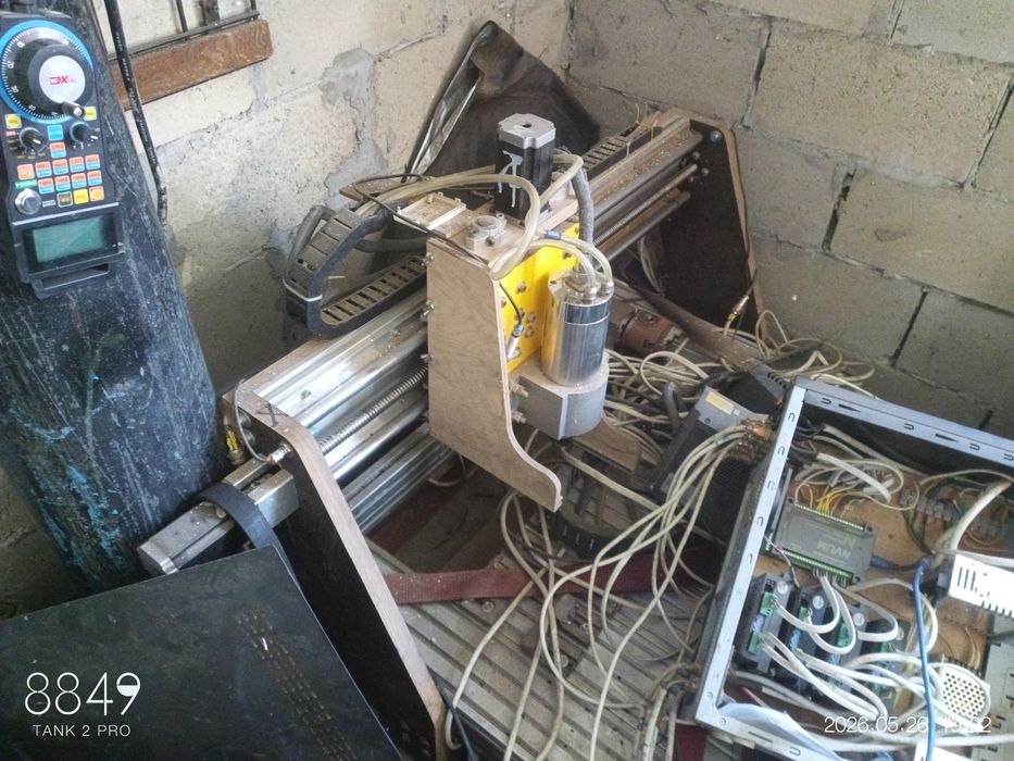 Станок фрезер з ЧПУ 4х. Вісьний