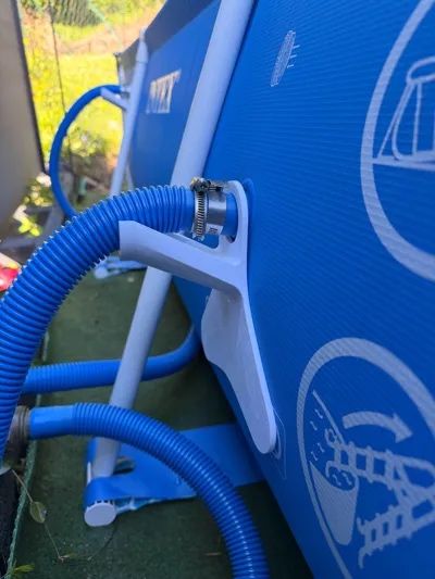 Suporte Mangueira Piscina Intex/Marimex/Bestway D30-40mm