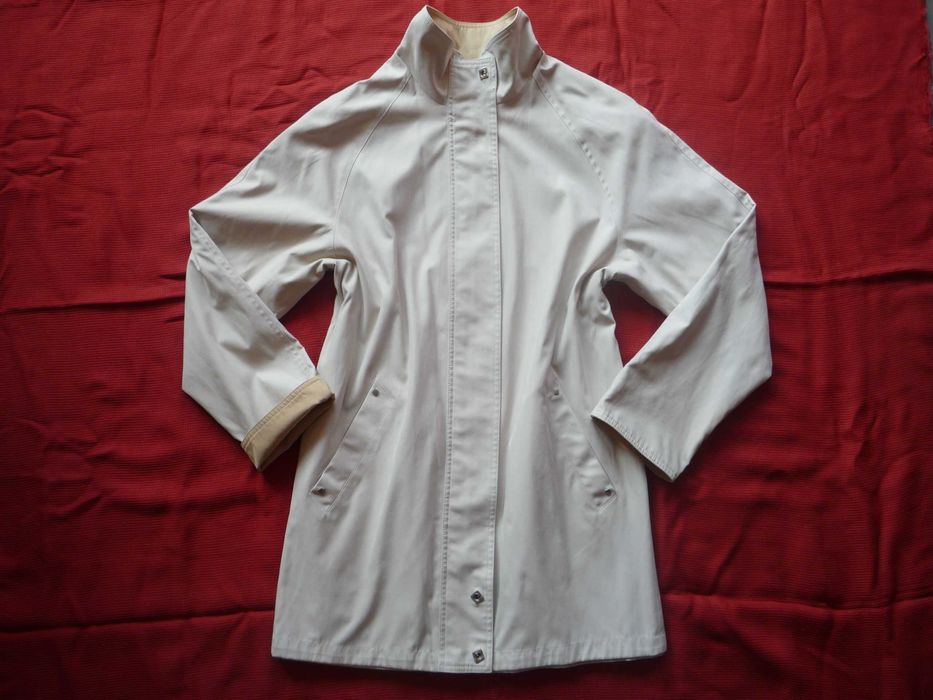 Kurtka 40/L 42/XL Dwustronna Beżowa Lekka Wiosenna