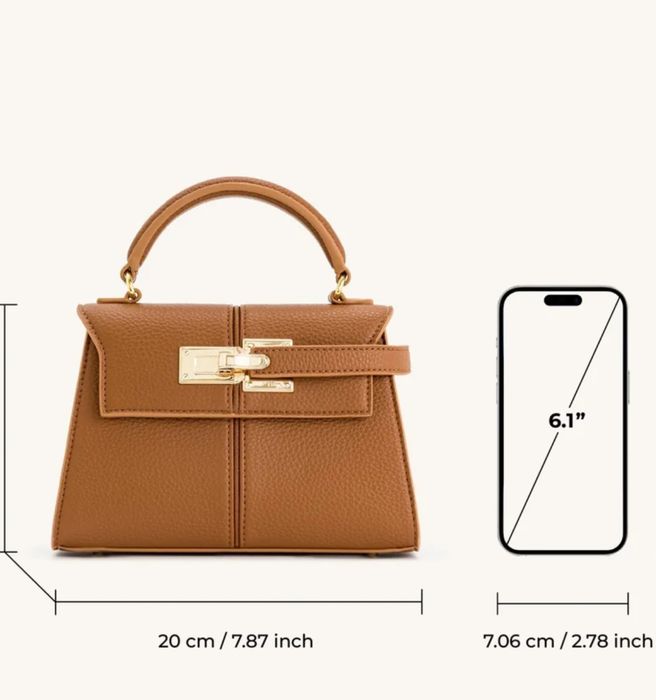 Сумка JW PEI Elise Top Handle Bag Brown