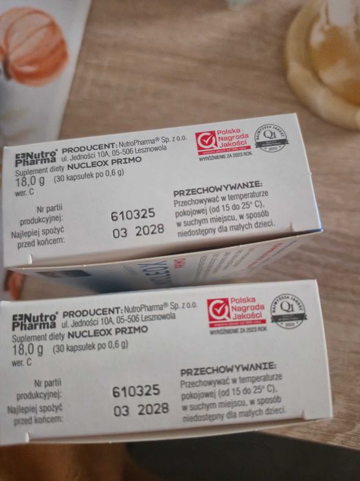 Nukleox Primo suplement diety dla mężczyzn