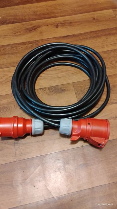 Przedłużacz siłowy 5x2,5mm2 10m