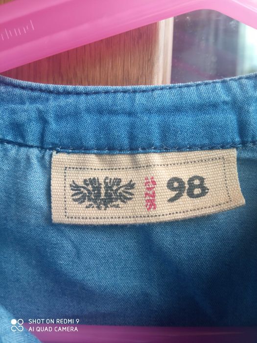 Sukienka tunika jeansowa 98 Smyk