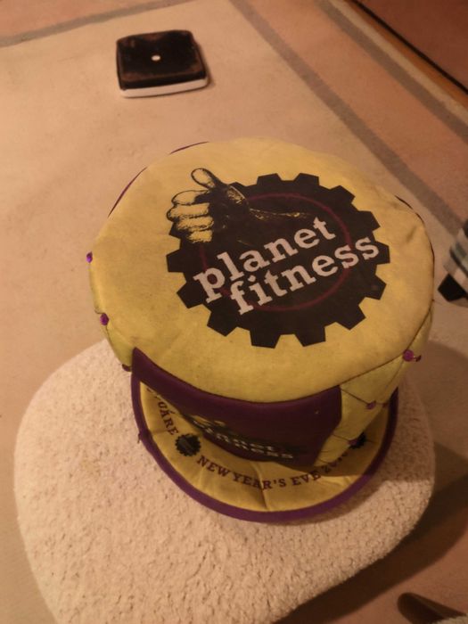 Chapeu Ano novo Planet Fitness Times Square New York